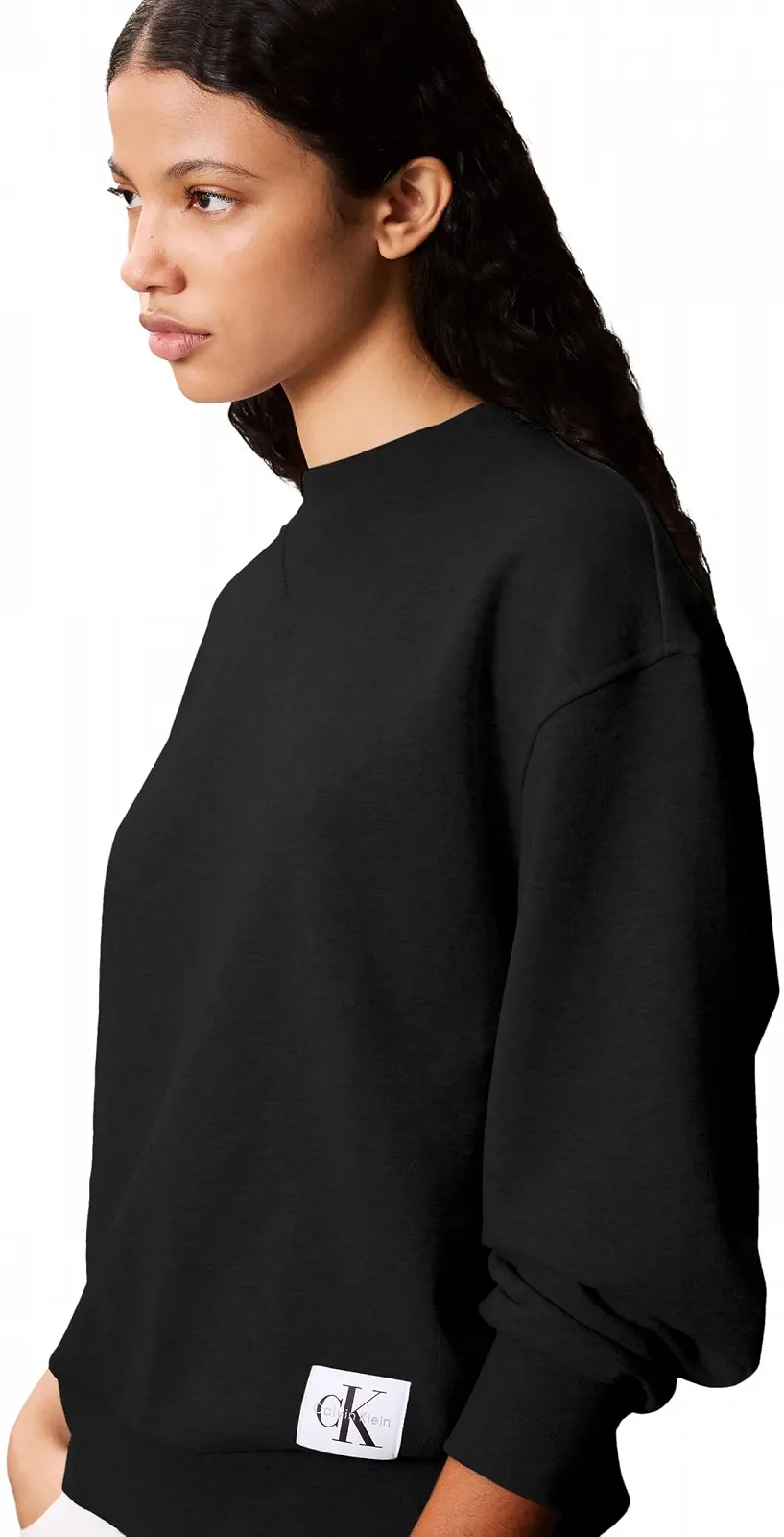 Кофта Calvin Klein A-LS Badge Logo Terry Crew Nk, фото №4 Кофта Calvin Klein A-LS Badge Logo Terry Crew Nk, фото №4