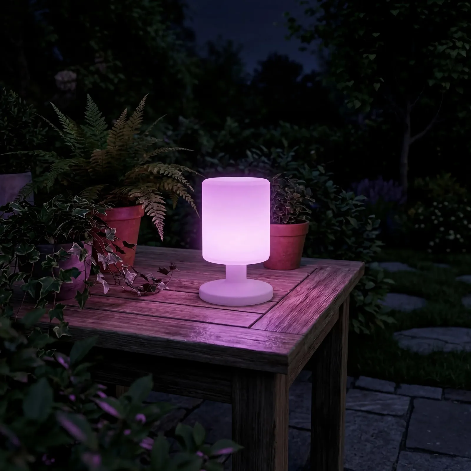 Настільна лампа Smartwares LED IDE-60067 Бездротова Перезаряджувана 7 кольорів Тепла біла або кольорова, фото №8