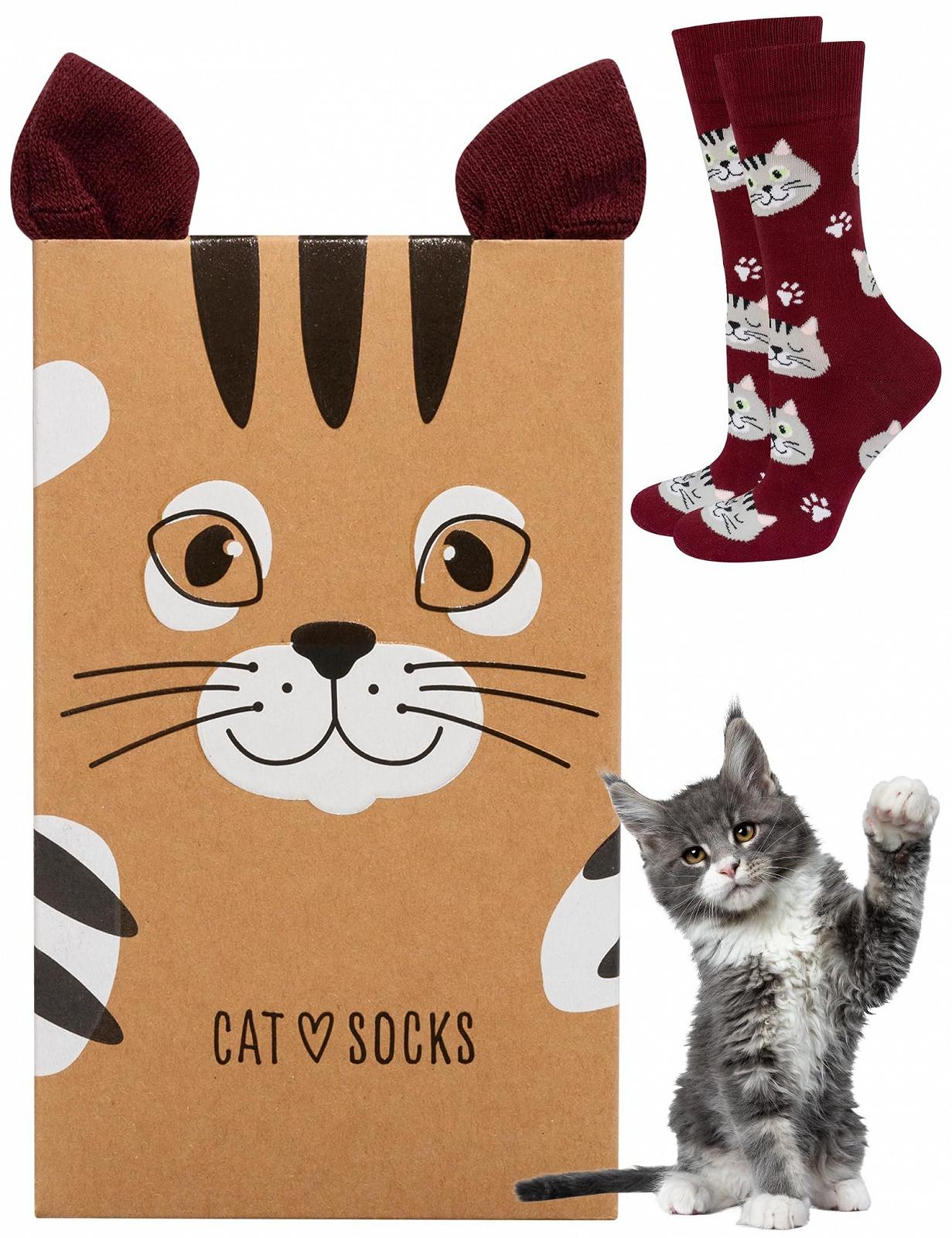 Носки Soxo Собака Кот Женские Подарки Для Мужчин Носки Подарок Для Женщин 2 Размера, фото №1