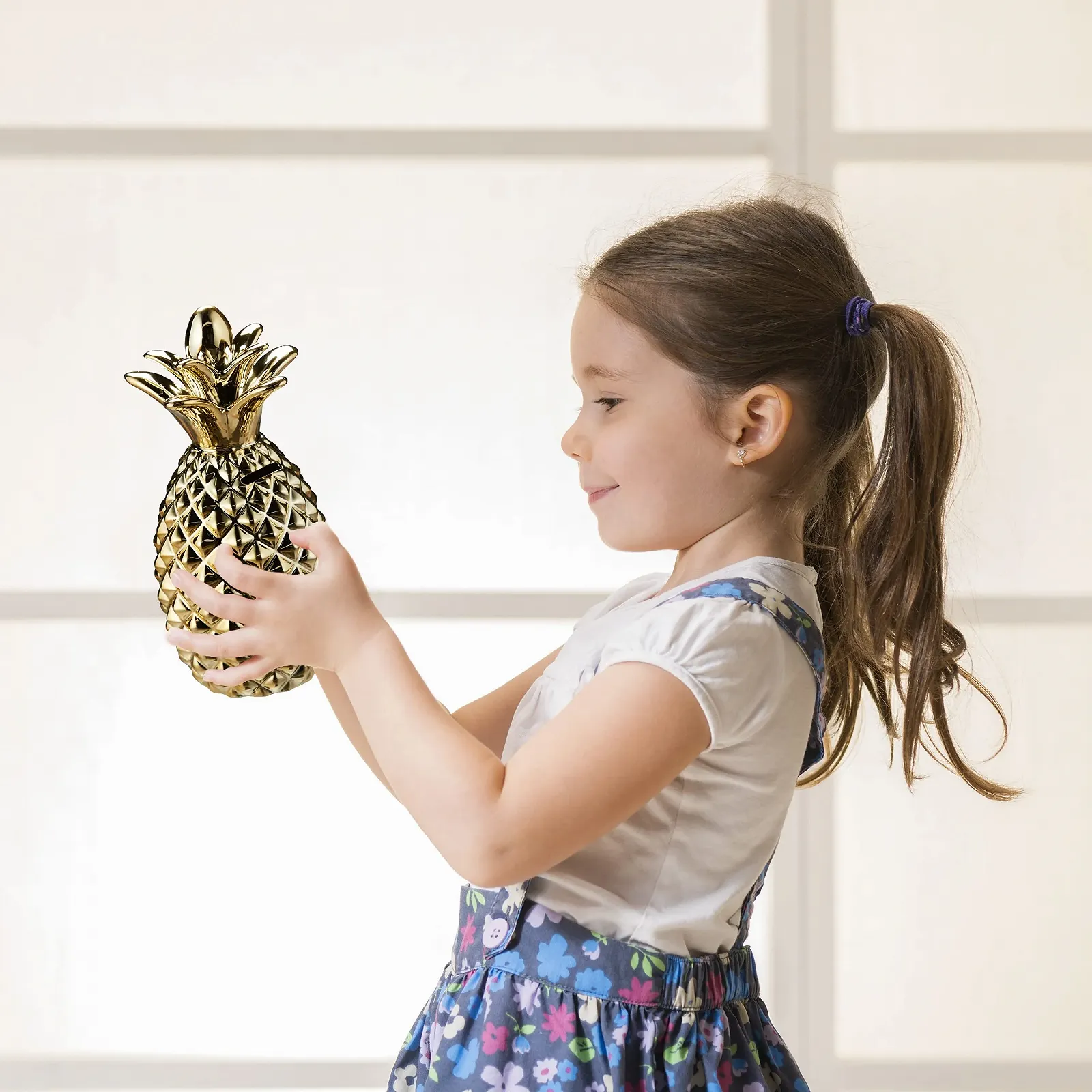 Скарбничка Relaxdays Ананас керамічна, фото №5