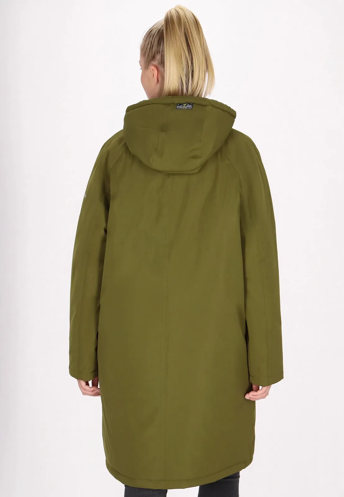 Жіноча зимова парка Schmuddelwedda Довгий рукав Кишеня на блискавці для відпочинку, фото №4