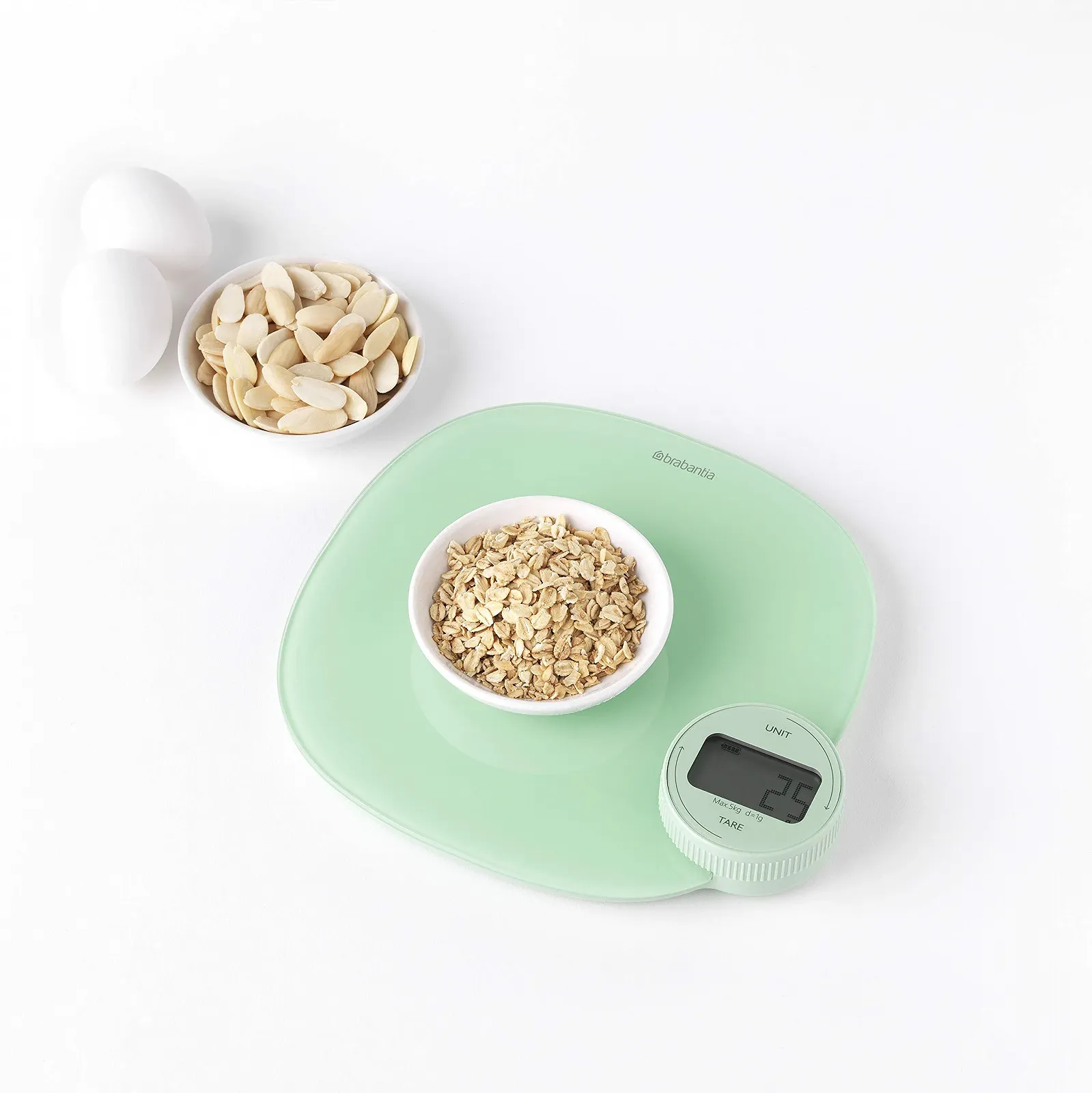 Кухонні ваги Brabantia Tasty+ Нефритовий зелений, фото №3 Кухонні ваги Brabantia Tasty+ Нефритовий зелений, фото №3