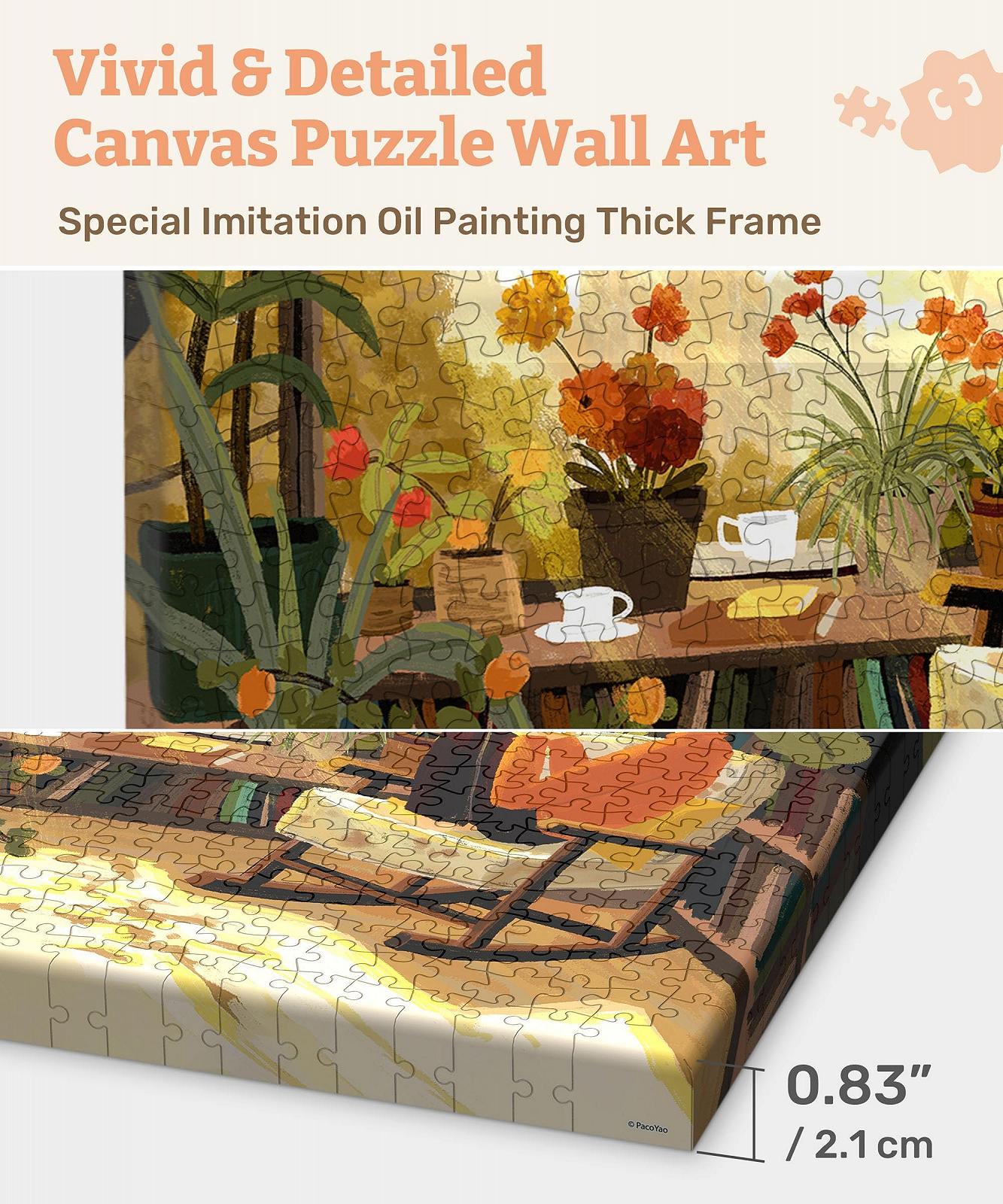 Підвісний пазл-картина PieceRelax Paco Yao Autumn Weekend [HN1461] 696 деталей, фото №3