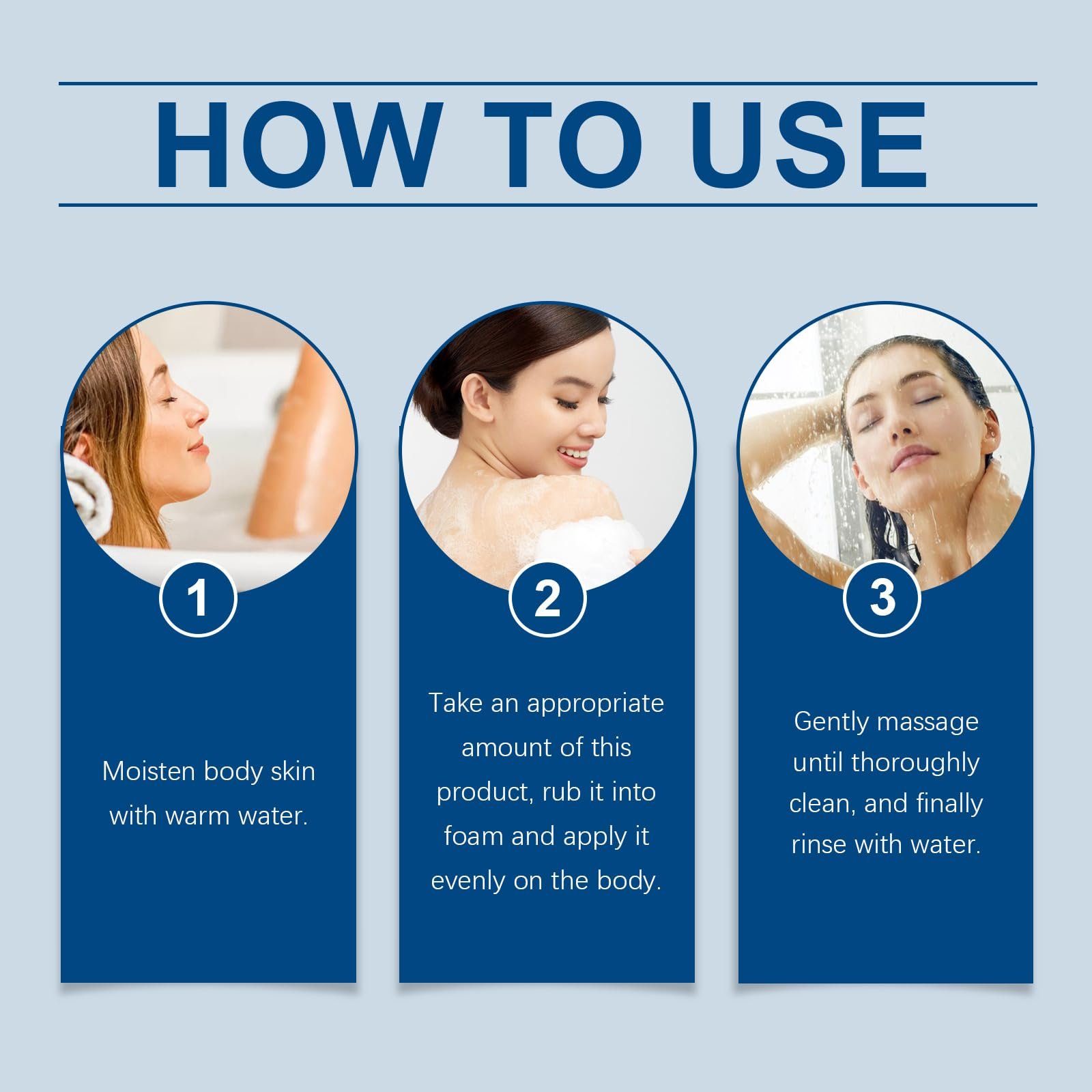 Гель для душу та шампунь 2-в-1 Зволожуючий Очищуючий та живильний Містить піну для ванни, фото №7