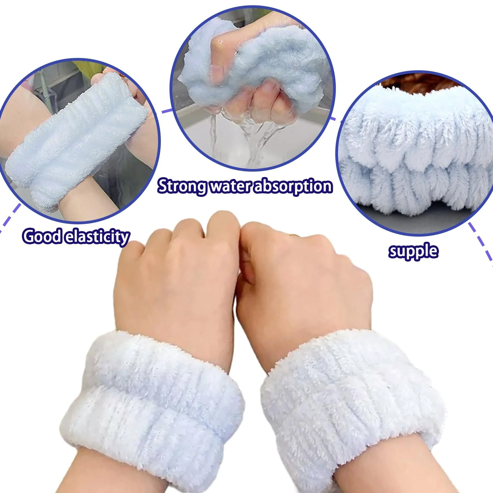 Пов'язка На Голову Набір для вмивання обличчя, фото №4 Пов'язка На Голову Набір для вмивання обличчя, фото №4