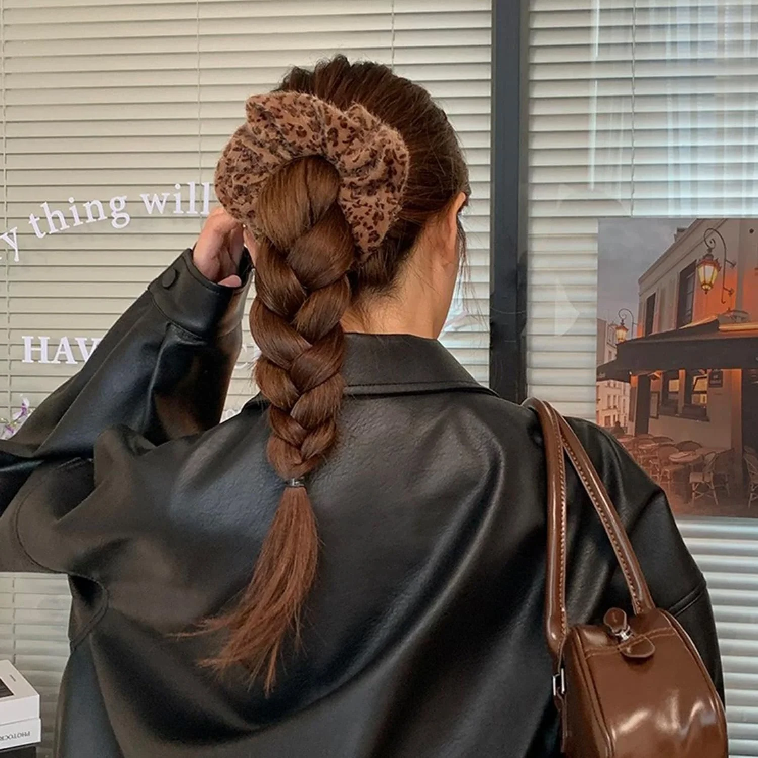 Пов'язка Леопардовий принт Оксамитовий, фото №5 Пов'язка Леопардовий принт Оксамитовий, фото №5