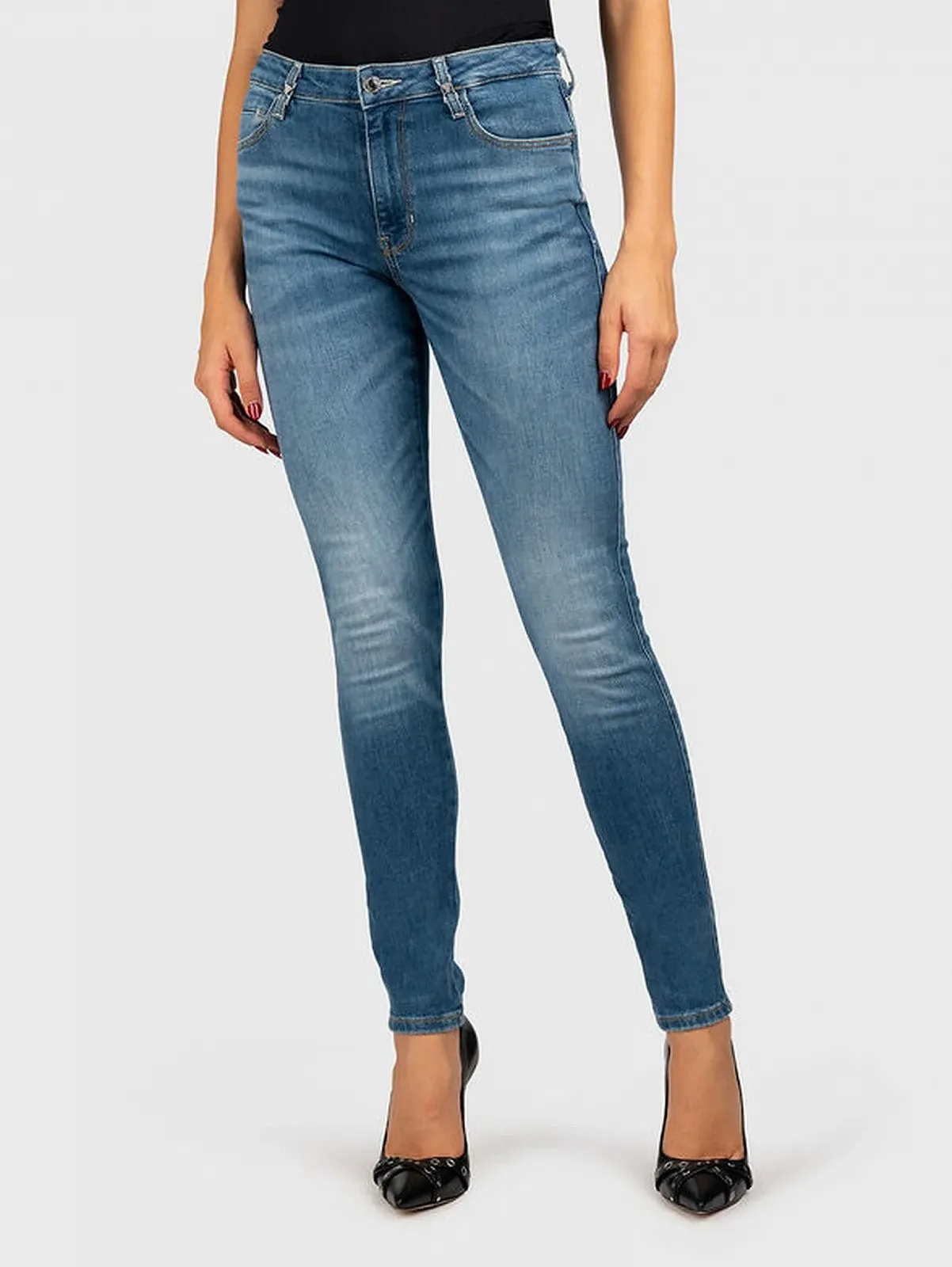 Джинси GUESS Sexy Curve W4BAJ3D592C Синій, розмір 27, фото №2 Джинси GUESS Sexy Curve W4BAJ3D592C Синій, розмір 27, фото №2