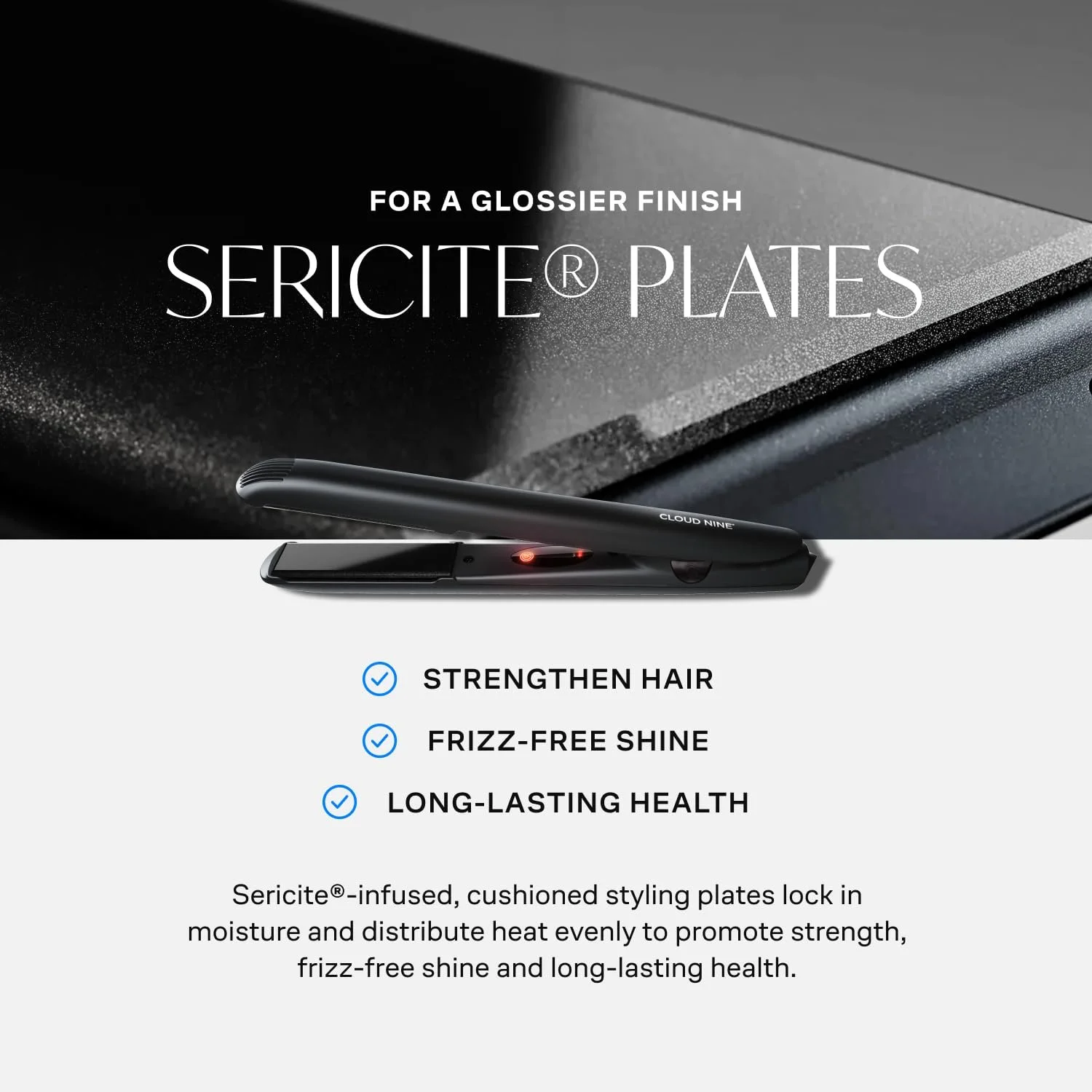 Випрямляч для волосся Cloud Nine The Touch Iron з сенсорним керуванням та керамічними пластинами, фото №8 Випрямляч для волосся Cloud Nine The Touch Iron з сенсорним керуванням та керамічними пластинами, фото №8