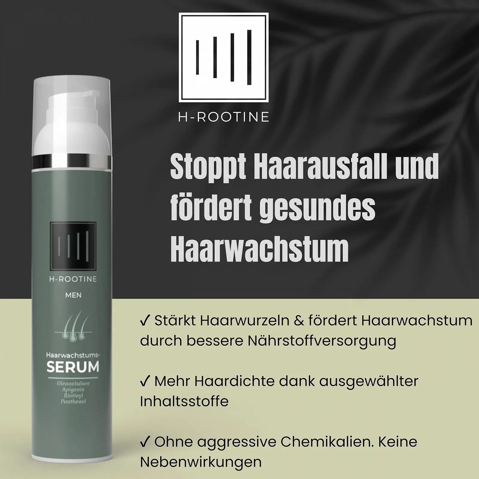 Сироватка для волосся H-ROOTINE для чоловіків 100 мл, фото №4