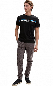 Штани Denim Men's Regular Tapered Cargo Pants 1042559-11587 Tom Tailor Темно-сірий M synthetic.ua - Фото 1