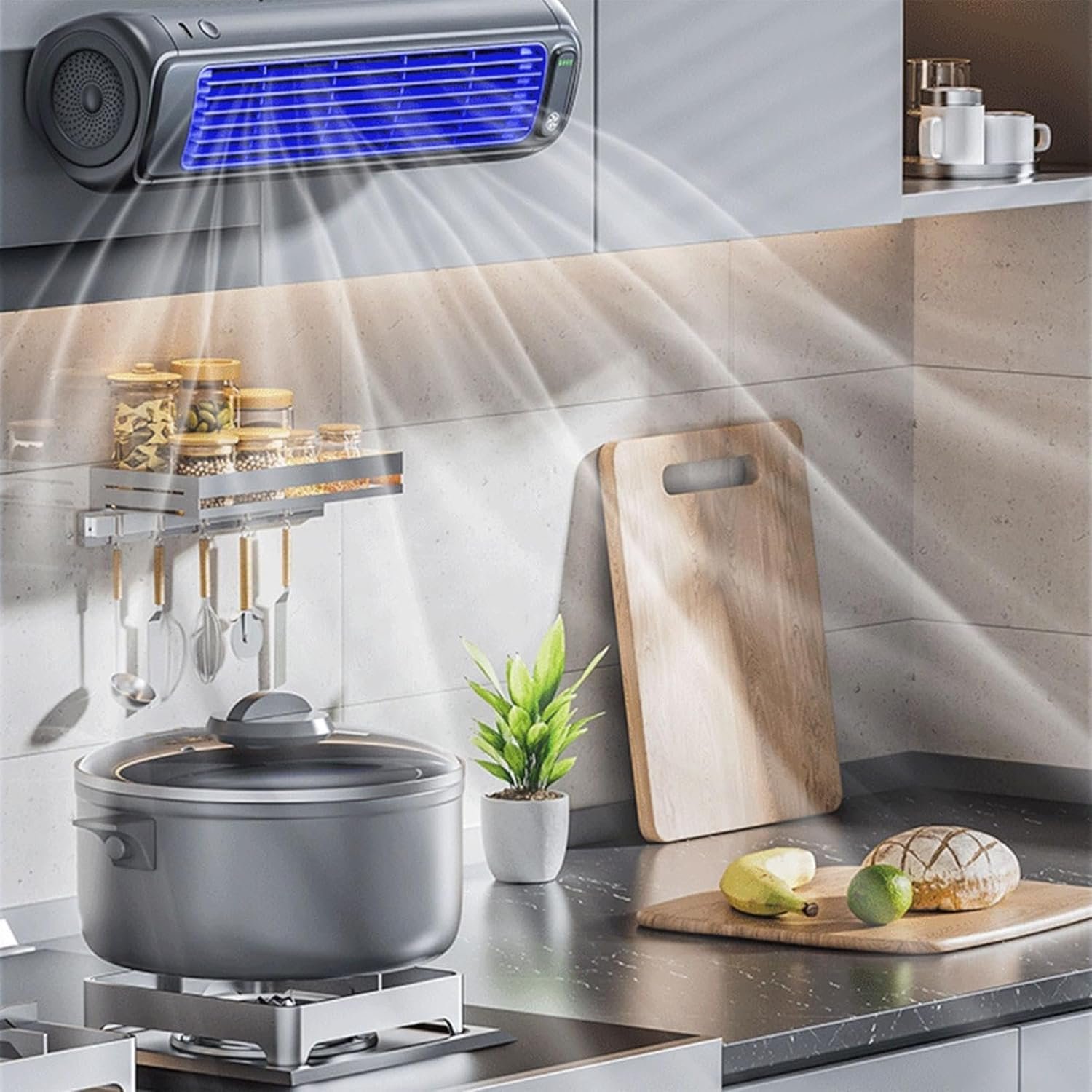 Мобільний кондиціонер iMQUVTY Outfany Cooling Ace 3.0 настільний баштовий 3 швидкості 2000 mAh Безшумний, фото №6