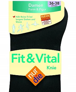 Жіночі гольфи Nur Die Fit & Vital Комфортні дорожні шкарпетки - Фото 1