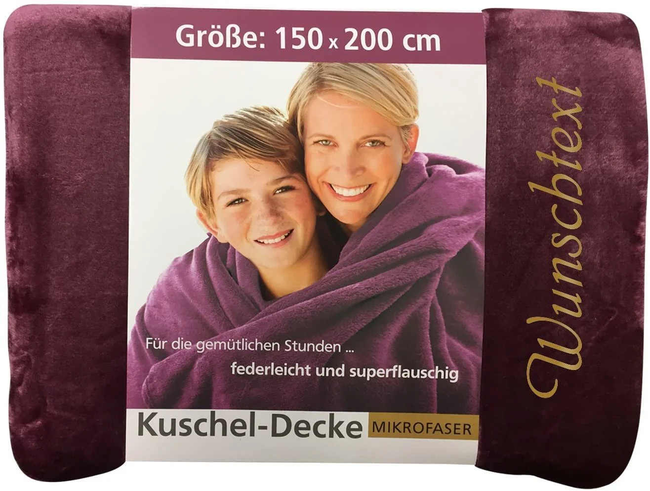 Плед Krings Fashion Living and Cuddly 150 x 200 см Колір Berry, фото №1 Плед Krings Fashion Living and Cuddly 150 x 200 см Колір Berry, фото №1