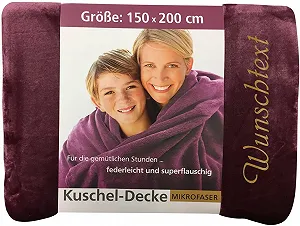 Плед Krings Fashion Living and Cuddly 150 x 200 см Колір Berry - Фото 1