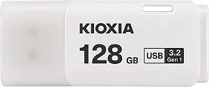USB Flash Drive KIOXIA TransMemory U301 128GB USB 3.2 White synthetic.ua - Фото 1