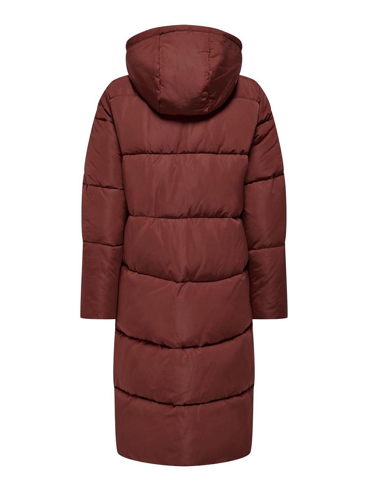 Жіноче стьобане пальто ONLY Onlabbie Puffer Coat OTW, Fired Brick, фото №2