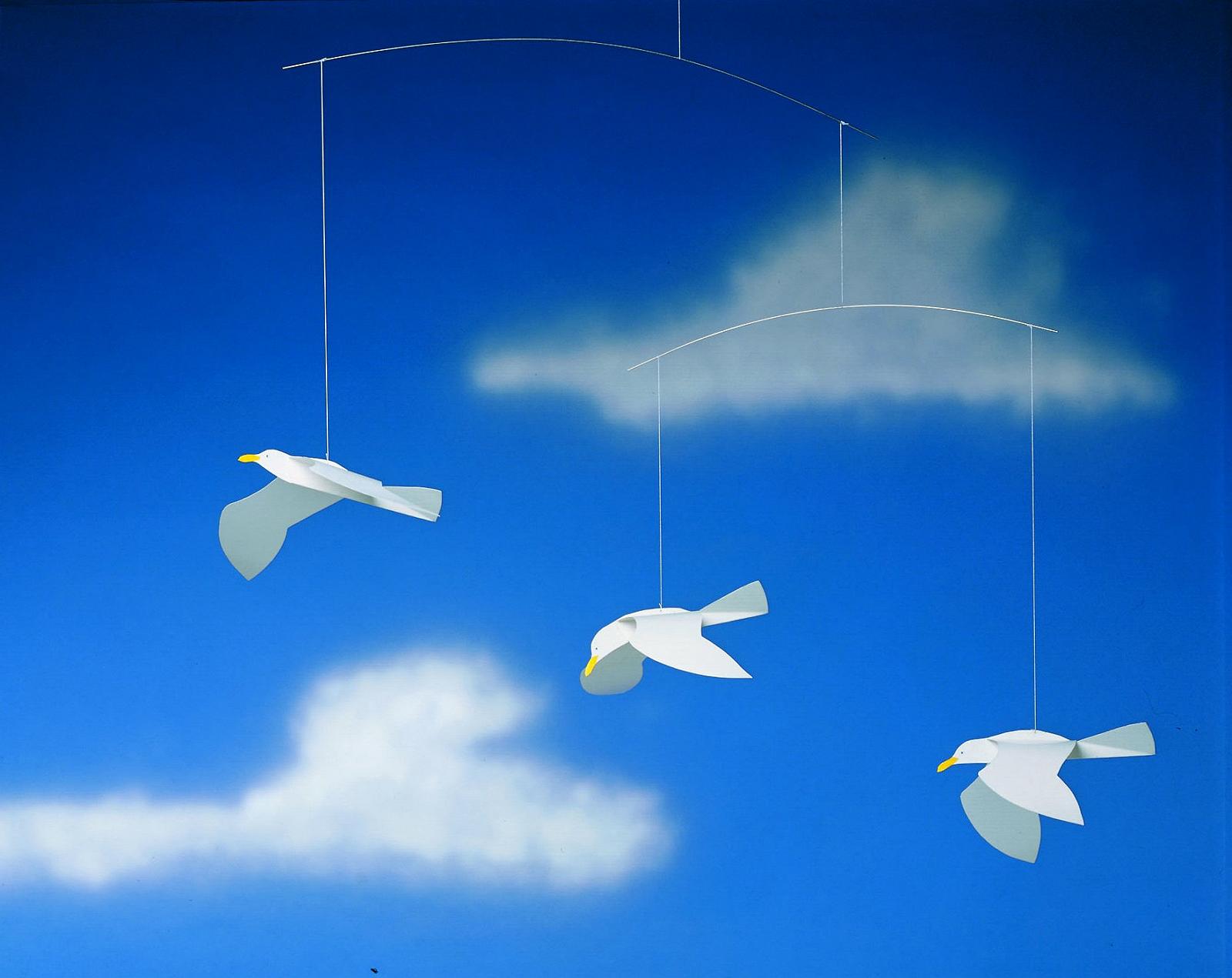 Мобіль Flensted Mobiles Schwebende Möwen, фото №2 Мобіль Flensted Mobiles Schwebende Möwen, фото №2