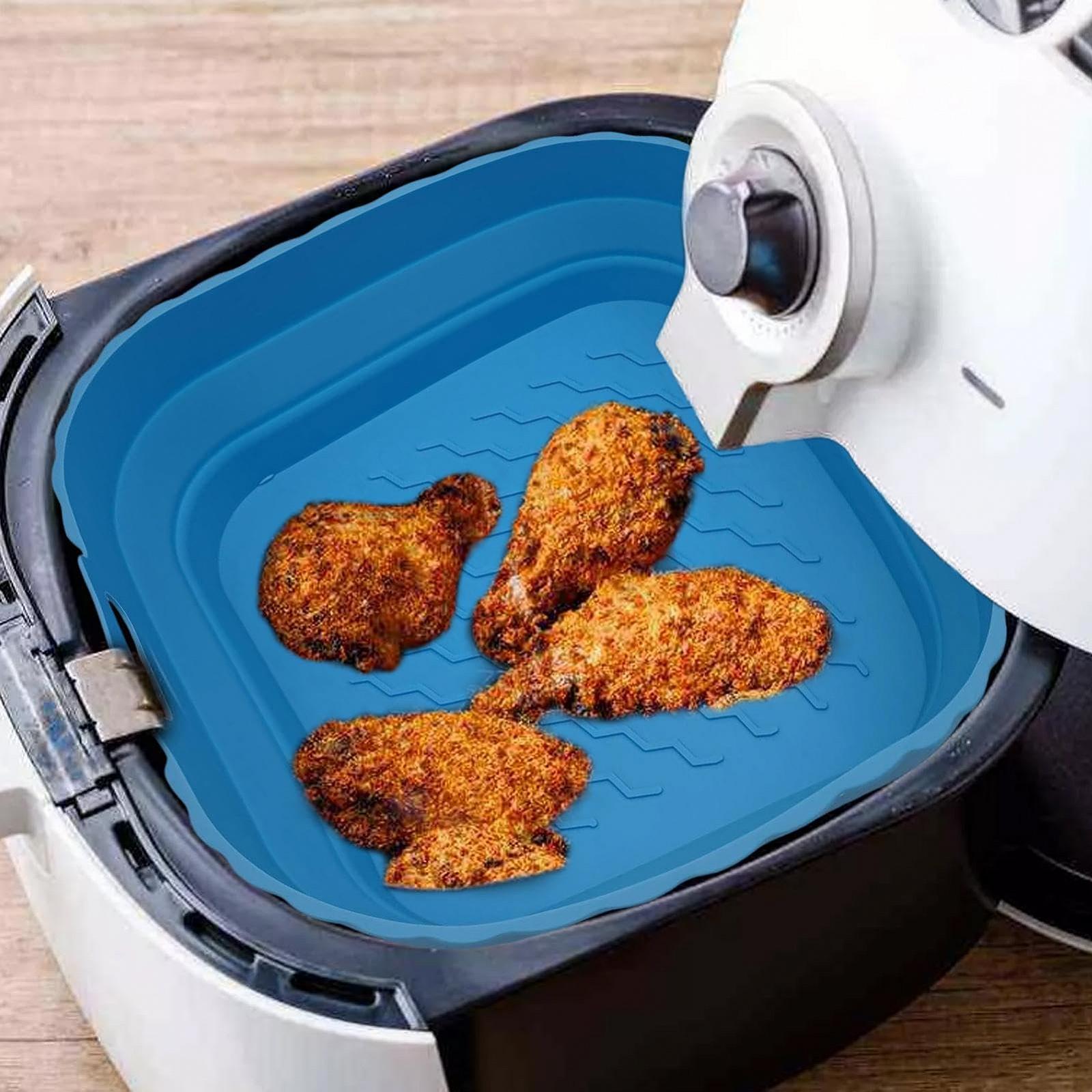 Силиконовая чаша для аэрофритюрницы складная, фото №4 Силиконовая чаша для аэрофритюрницы складная, фото №4