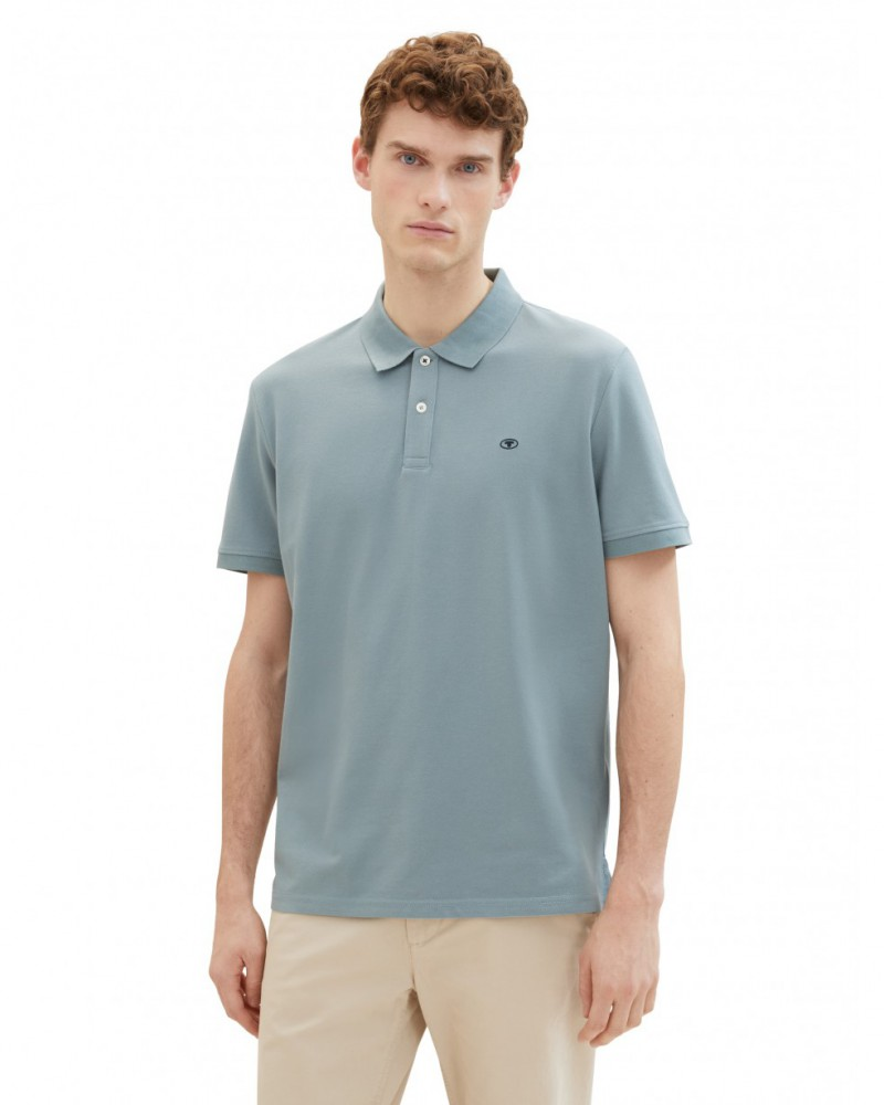 Поло Polo 1027713ХХ27475 Tom Tailor Блакитний XL, фото №1