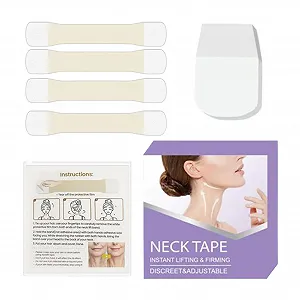 Наклейки для шеи Invisible Lift для похудения, дышащий дизайн - Фото 1