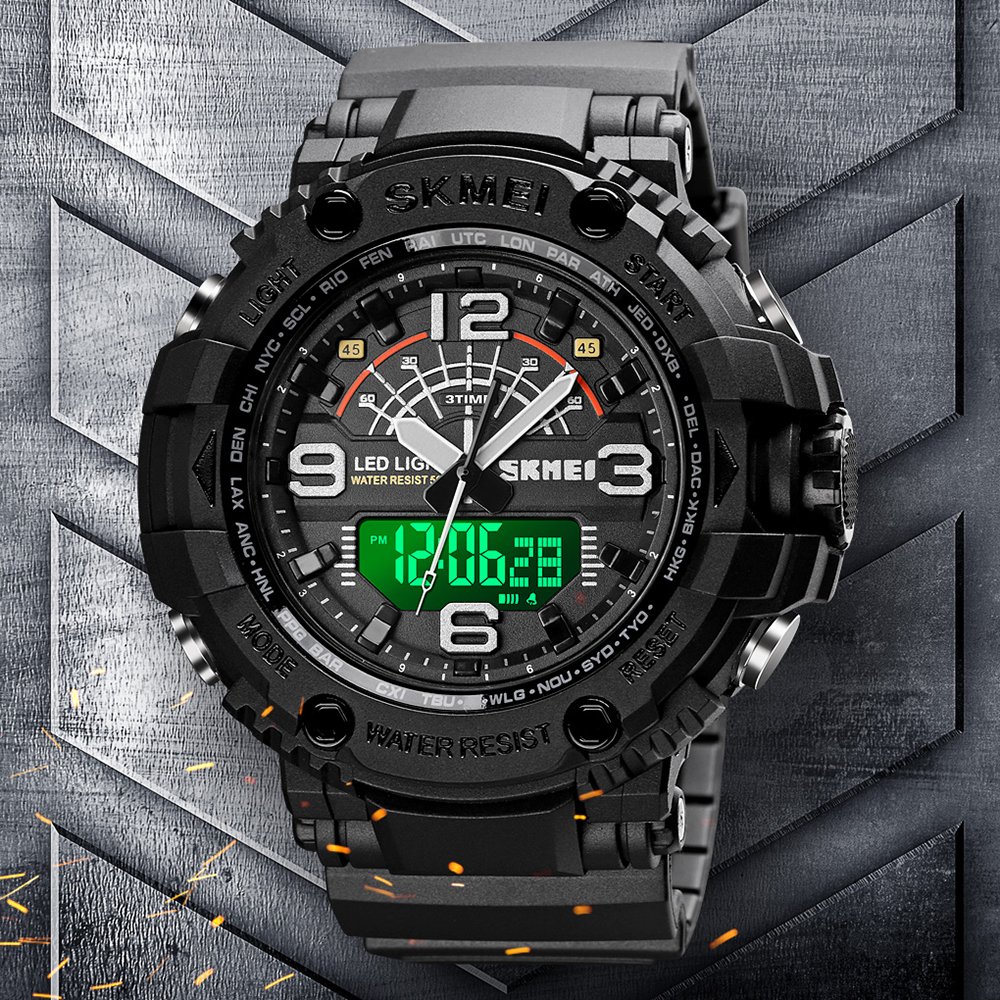 Годинник Skmei 1617 Black, фото №4
