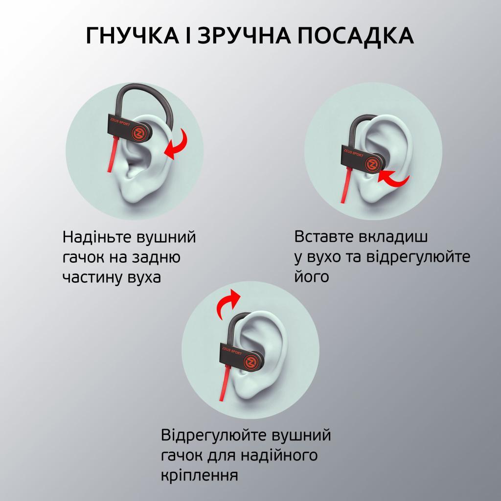 Наушники AirOn Zeus SPORT black (6945545500230), фото №7