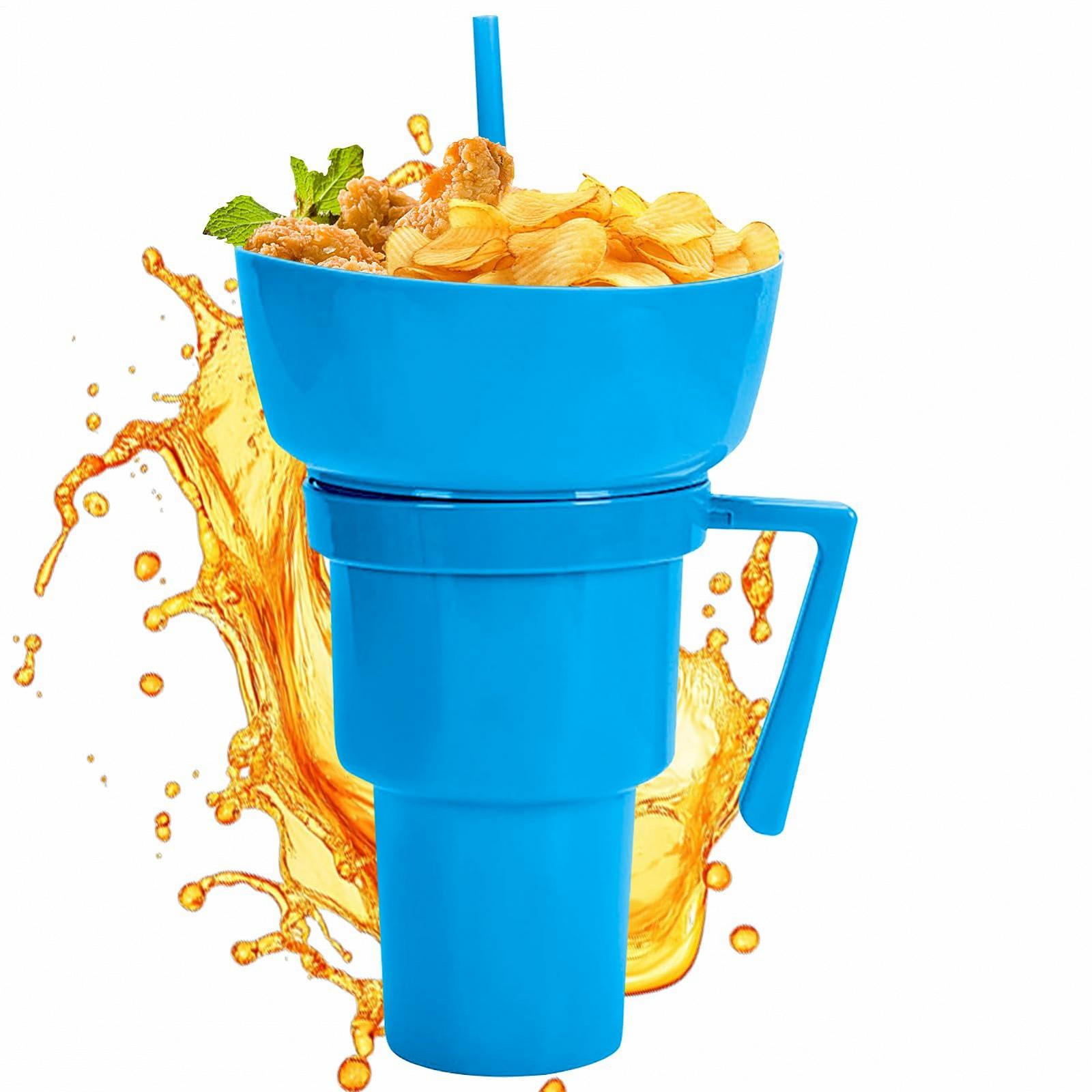 Набір для напоїв та снеків Дитяча пляшка для напоїв з контейнером для снеків з соломинкою, фото №1 Набір для напоїв та снеків Дитяча пляшка для напоїв з контейнером для снеків з соломинкою, фото №1