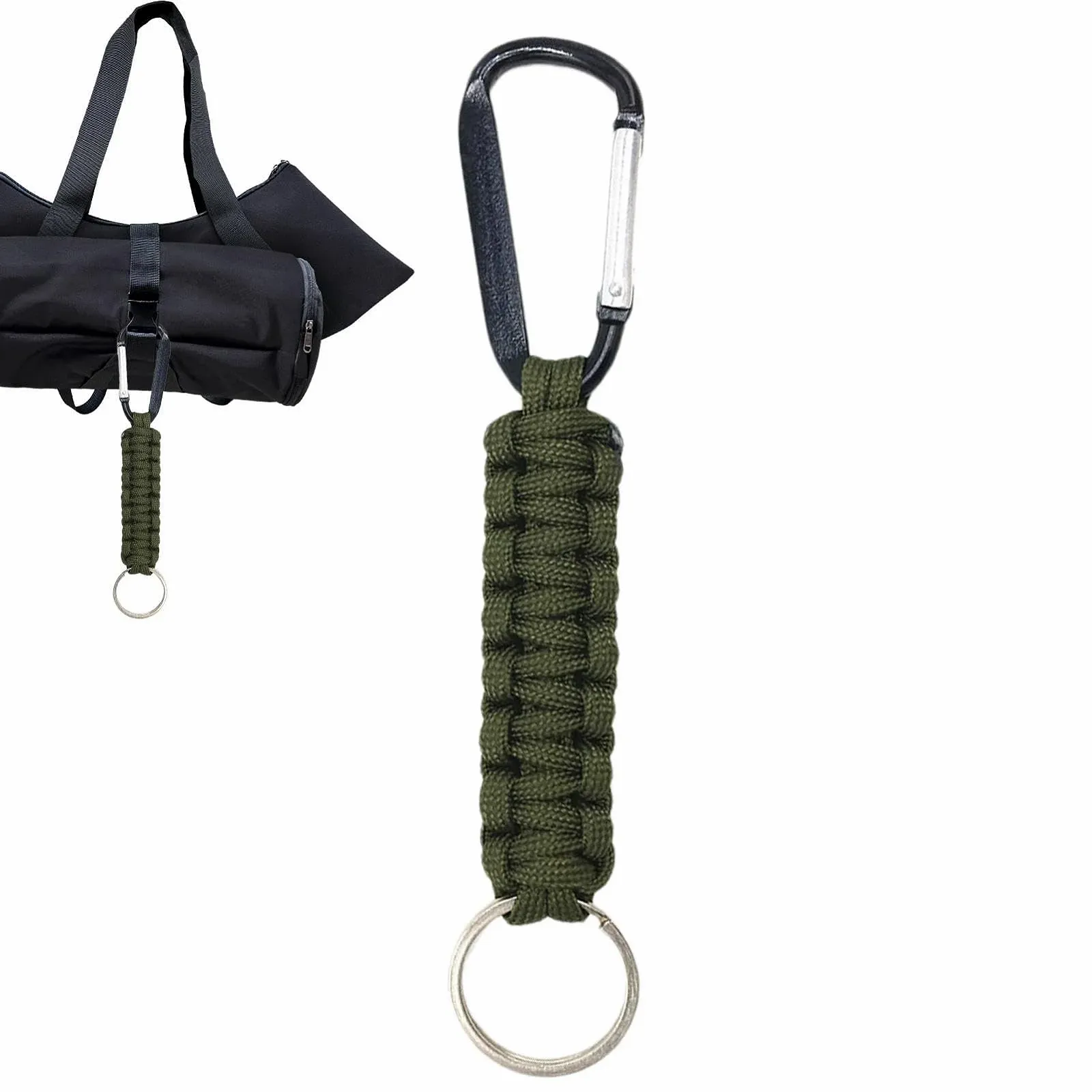 Брелок Paracord с карабином, фото №7