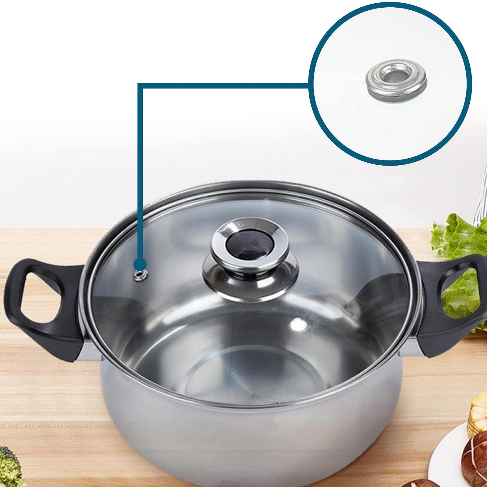 Набор кастрюль Retoo 12-элементный Индукционный Стеклянная Крышка Нержавеющая Сталь Сковорода Удобная Ручка Подходит для Посудомоечной Машины Диаметр 16/18/20/21.8/24/24 см Серебристый, фото №5 Набор кастрюль Retoo 12-элементный Индукционный Стеклянная Крышка Нержавеющая Сталь Сковорода Удобная Ручка Подходит для Посудомоечной Машины Диаметр 16/18/20/21.8/24/24 см Серебристый, фото №5