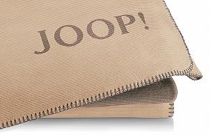 Одеяло Joop! Melange Двустороннее Смесь хлопка Бежевый / Коричневый Размер 150 x 200 см synthetic.ua - Фото 1