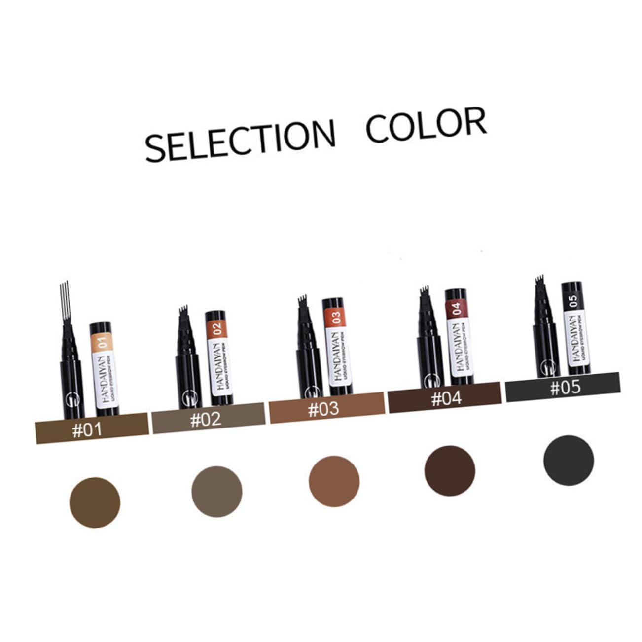 Олівець DOITOOL для брів водостійкий косметичний інструмент, фото №6