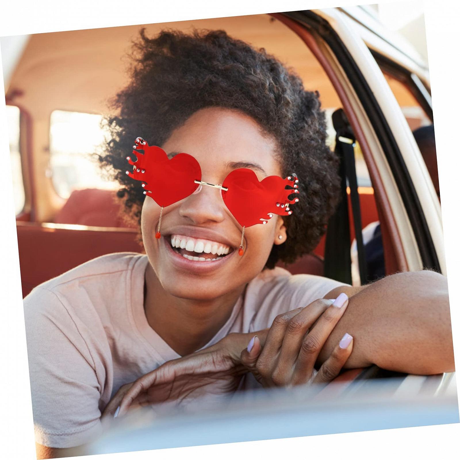 Солнцезащитные очки Сердце (4 шт.), фото №3