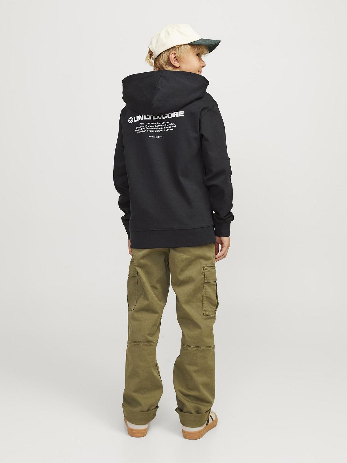 Толстовка з капюшоном JACK & JONES Jungen Jcoaero Print Sweat Hood Sn Jnr, фото №4