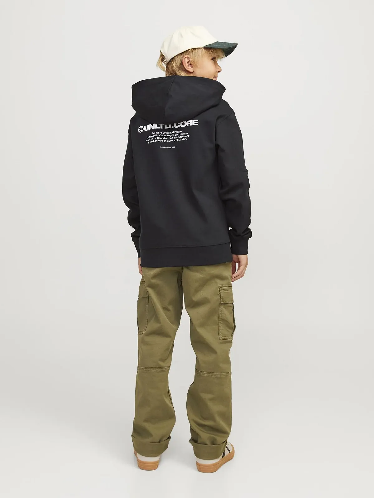 Толстовка з капюшоном JACK & JONES Jungen Jcoaero Print Sweat Hood Sn Jnr, фото №4
