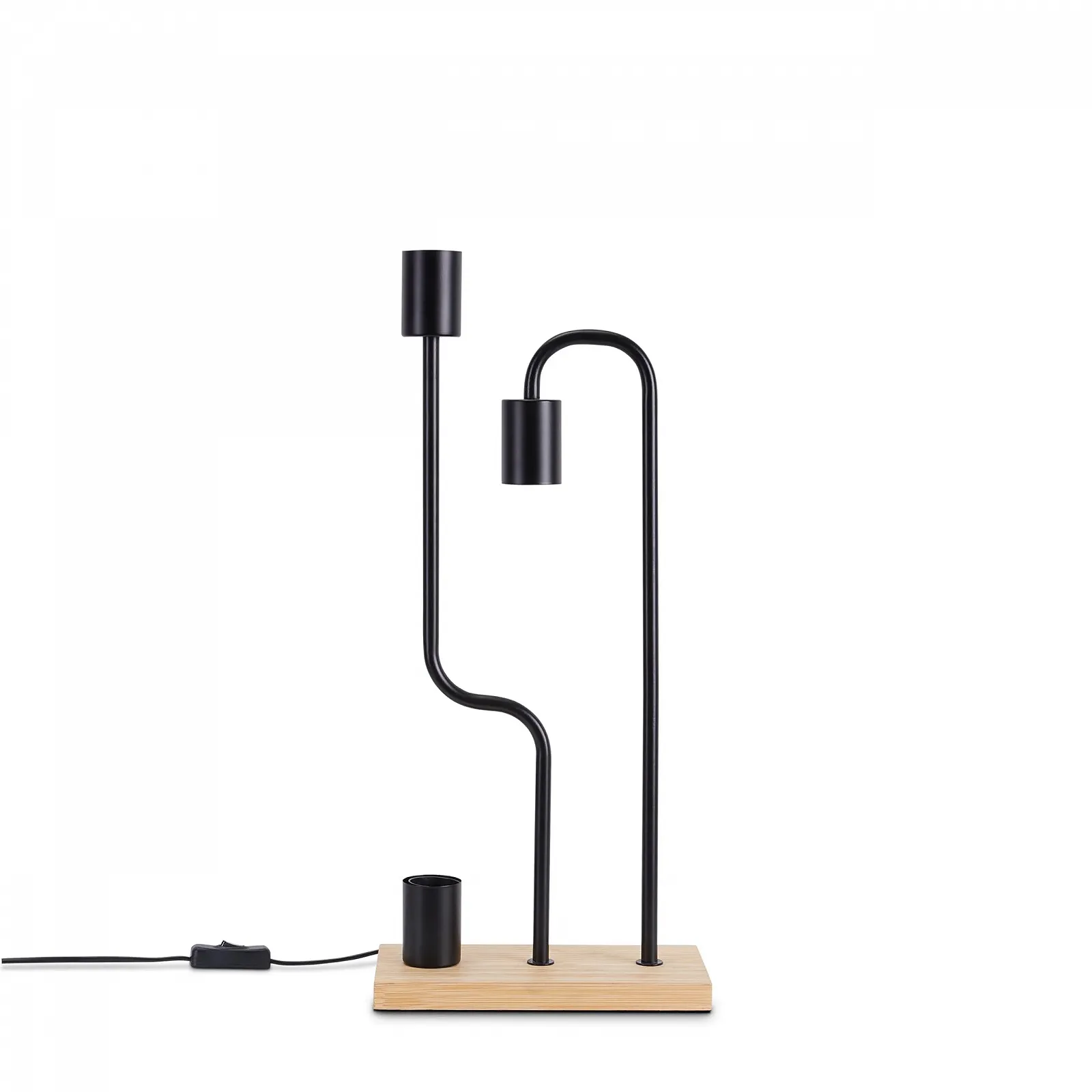 Настільна лампа Paco Home E27 Ретро Дерево Метал, фото №1