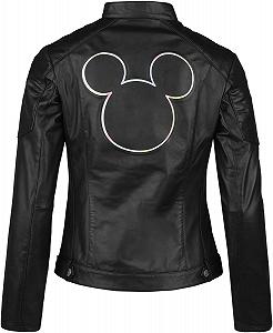 Куртка кожаная женская Mickey Mouse Disney Черный synthetic.ua - Фото 1