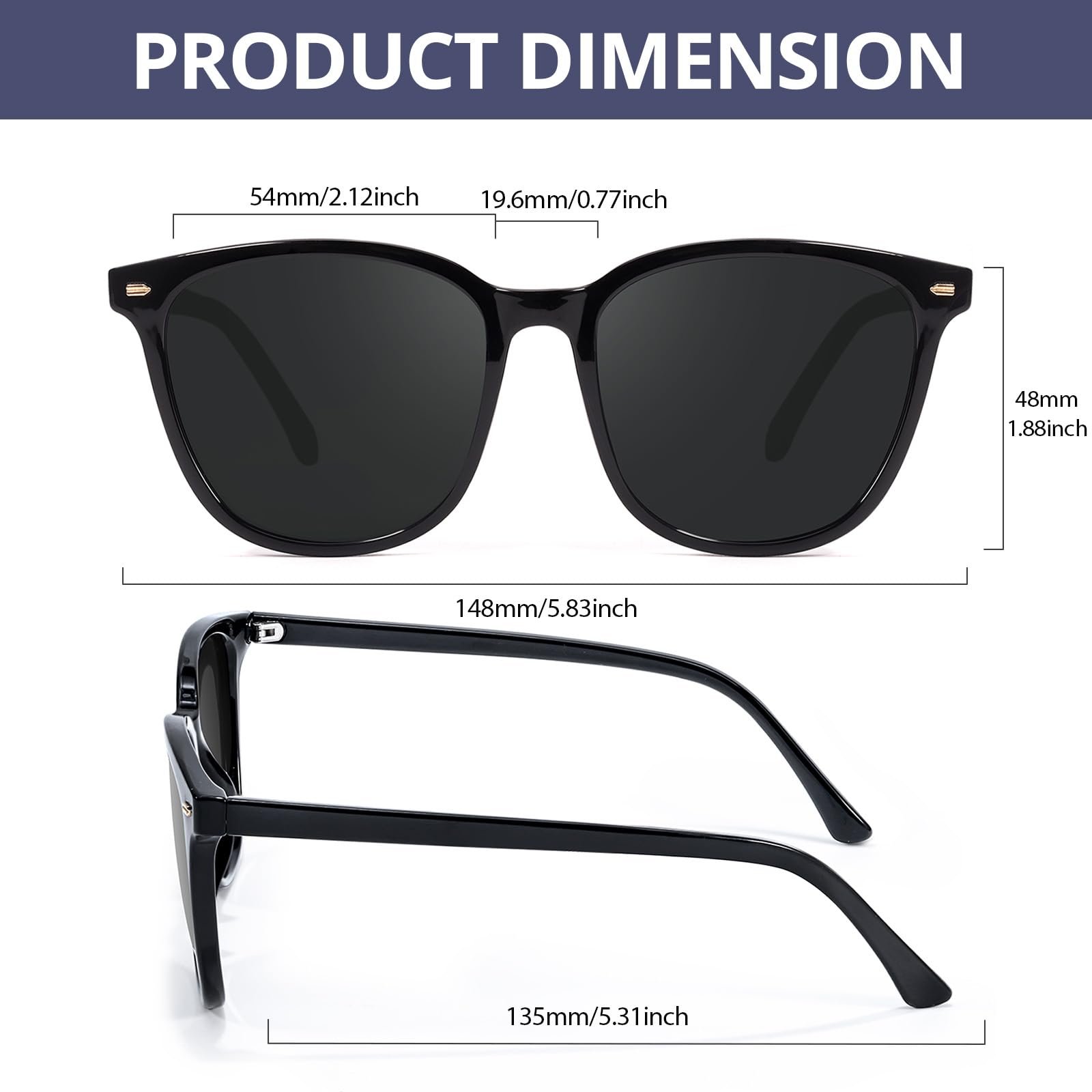 Сонцезахисні окуляри Жіночі Поляризовані Класичні SIPHEW UV400, 2 шт, фото №6 Сонцезахисні окуляри Жіночі Поляризовані Класичні SIPHEW UV400, 2 шт, фото №6