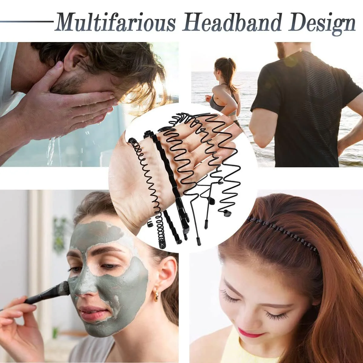 Обруч для волос Черный, фото №7