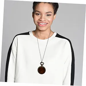 Карманные часы в стиле ретро LIFKOME с картой мира, винтажные кварцевые часы для украшения одежды synthetic.ua - Фото 1