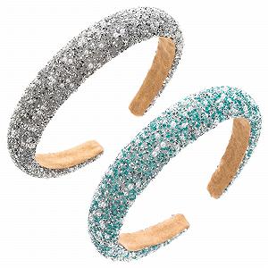 Набор из 2 обручей на голову с блестками и стразами. - Фото 1