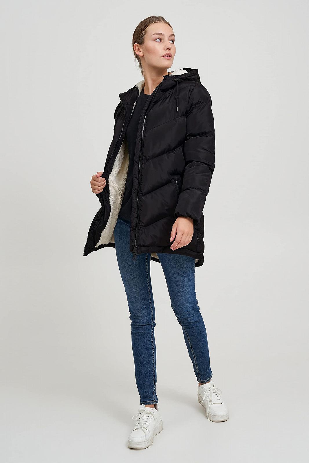 Куртка OXMO OXNaara Зимова стьобана жіноча з високим коміром, фото №3