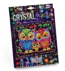 Набор для креативного творчества CRYSTAL MOSAIC Совушки [tsi38566-TSI] - Фото 1