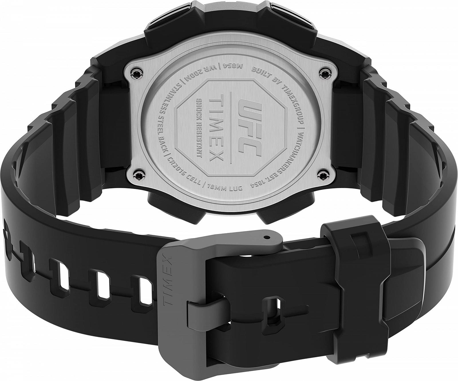 Мужские цифровые часы Timex UFC Takeover с пластиковым ремешком, фото №4