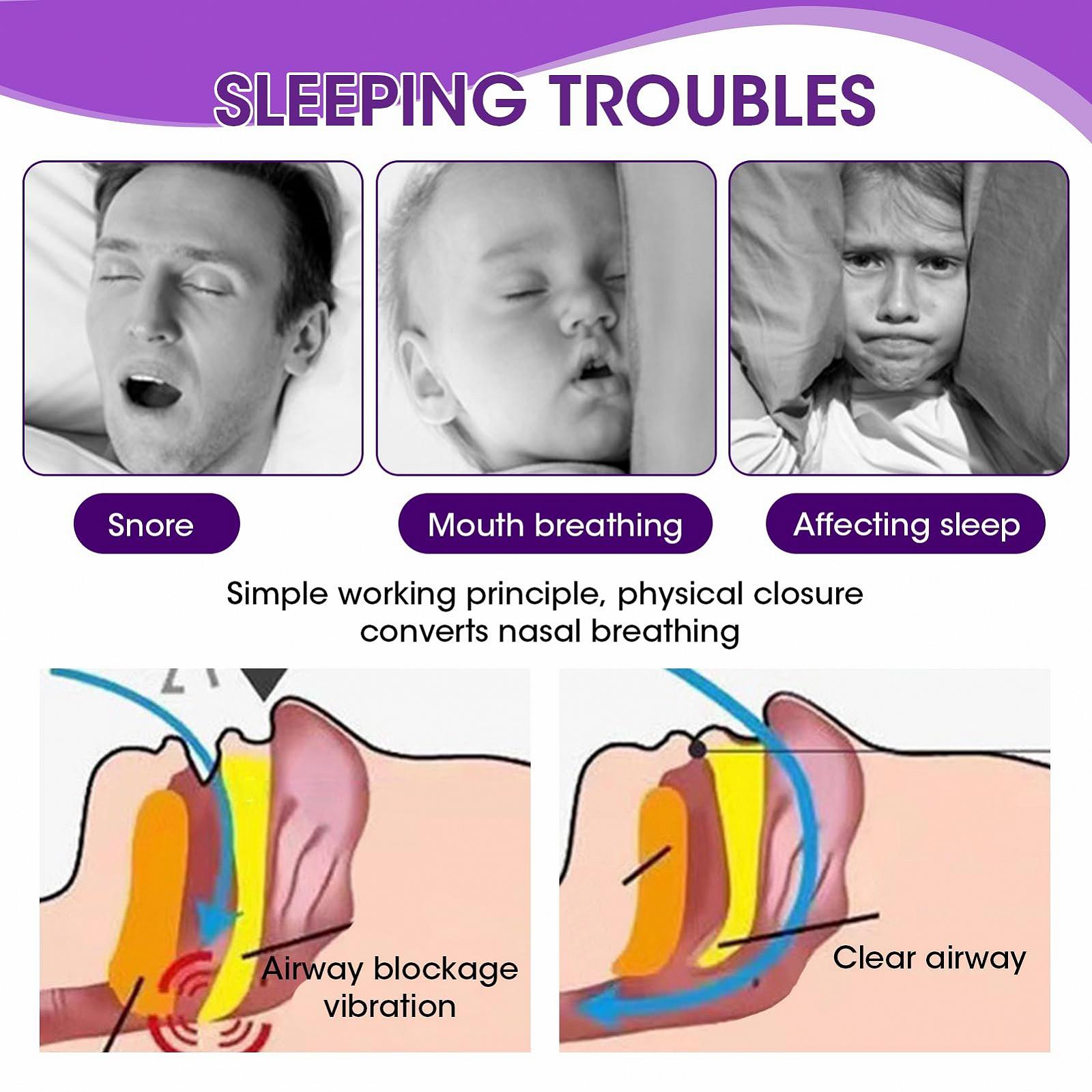 Пластирі для сну, 30 штук, O-подібна стрічка для рота, покращує дихання носом та якість сну, фото №4 Пластирі для сну, 30 штук, O-подібна стрічка для рота, покращує дихання носом та якість сну, фото №4