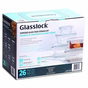 Набір скляних контейнерів Glasslock з 26 предметів для духовки та мікрохвильової печі Прозорий synthetic.ua - Фото 1