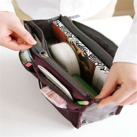 Органайзер Bag in maxi бордовий, фото №3