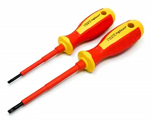 Шліцьова викрутка INGDAUM VDE 0.5 x 3 мм та 0.8 x 4 мм 1000 В synthetic.ua - Фото 1