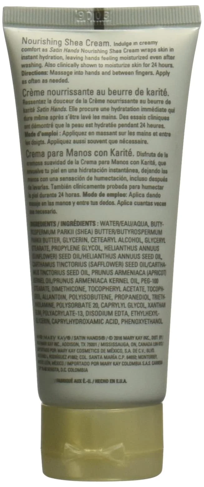 Крем для рук Mary Kay Satin Hands Живильний крем із олією ши, без запаху, фото №4