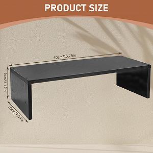 Подставка для монитора 15,75 x 7,09 x 2,36, 1 уровень, подставка для компьютерного монитора, компактная подставка для стола с местом для хранения, нескользящая подставка для стола для дома и офиса, органайзер synthetic.ua - Фото 1