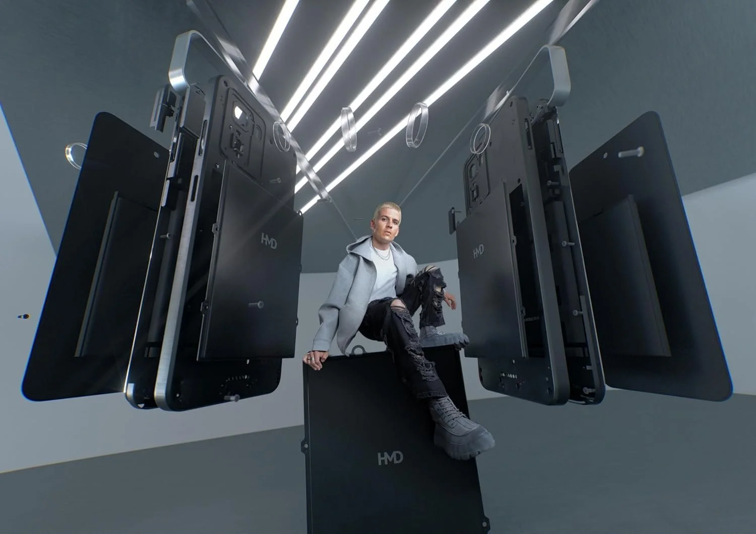 Смартфон HMD Fusion 8 ГБ RAM / 256 ГБ 5000 мАч 6,56 дюйма HD+ 50 МП Selfie + 108 МП Android 14 5G IP54 Grey, фото №3 Смартфон HMD Fusion 8 ГБ RAM / 256 ГБ 5000 мАч 6,56 дюйма HD+ 50 МП Selfie + 108 МП Android 14 5G IP54 Grey, фото №3